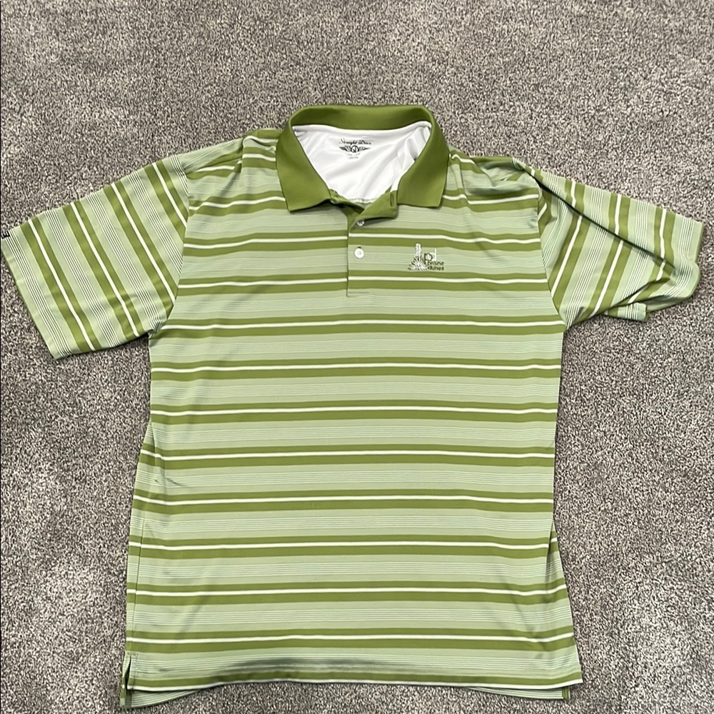 Green Straight Down Polo